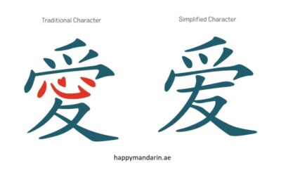 Traditional Chinese Characters Vs. Simplified Chinese Characters