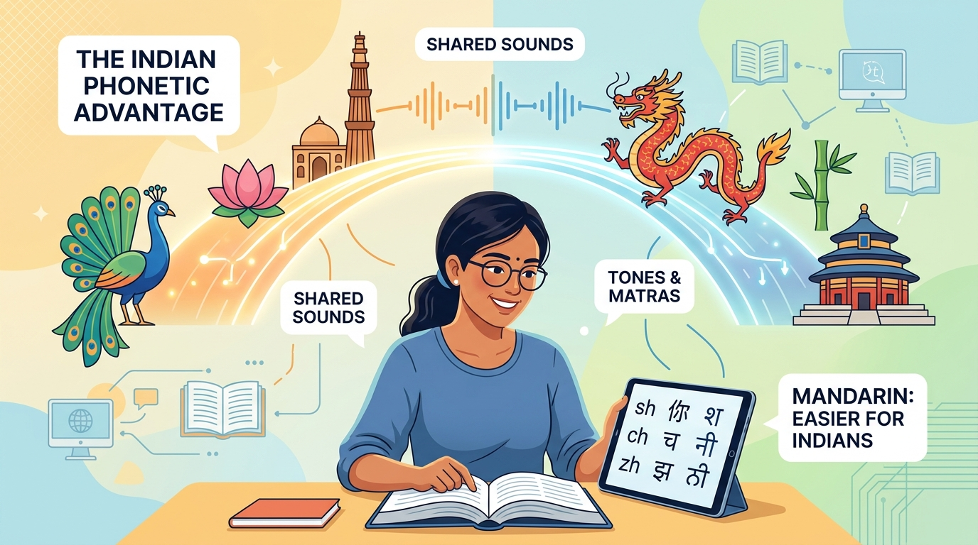 Why is Mandarin Easier for Indians to Learn Than Westerners